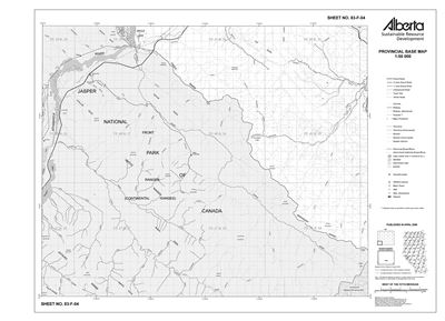 83F04R Alberta Resource Access Map