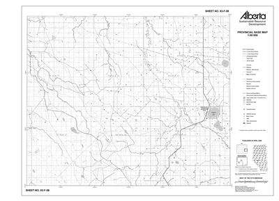 83F08R Alberta Resource Access Map