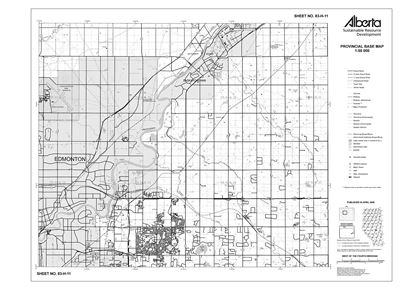 83H11R Alberta Resource Access Map