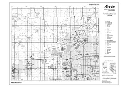 83H12R Alberta Resource Access Map