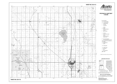 83H13R Alberta Resource Access Map