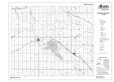 83H16R Alberta Resource Access Map