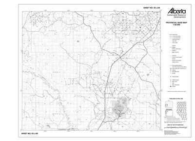 83J05R Alberta Resource Access Map