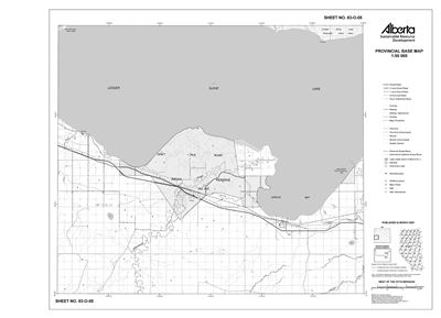 83O05R Alberta Resource Access Map