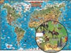 Illustrated Map of the World for Kids - Laminated. Children can explore all the adventures of the modern world from their bedrooms with this brand new, beautifully illustrated wall map. It features over 660 irresistible and colorful cartoon icons, cross-r