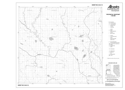 84A13R Alberta Resource Access Map