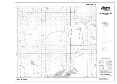 84C05R Alberta Resource Access Map