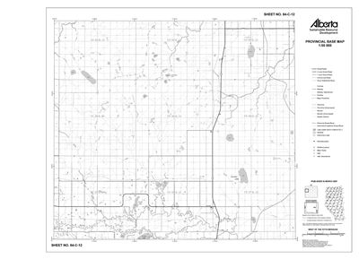 84C12R Alberta Resource Access Map