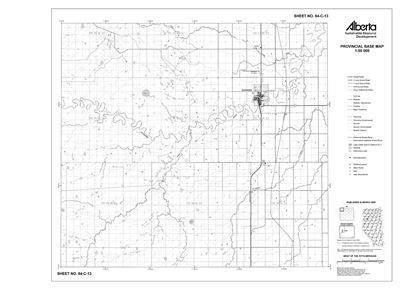 84C13R Alberta Resource Access Map