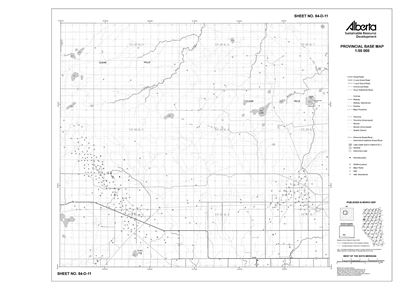 84D11R Alberta Resource Access Map