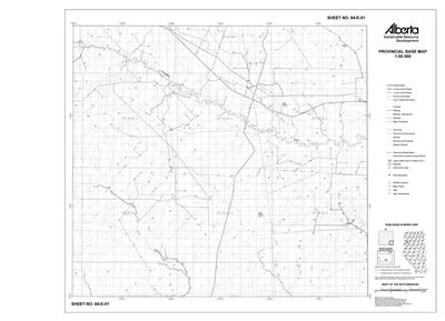 84E01R Alberta Resource Access Map