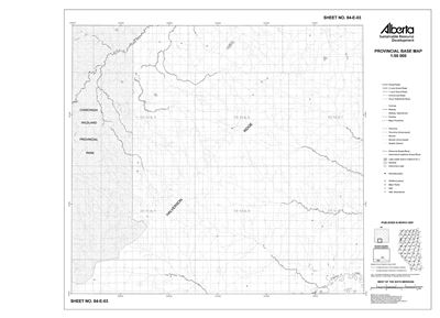 84E03R Alberta Resource Access Map