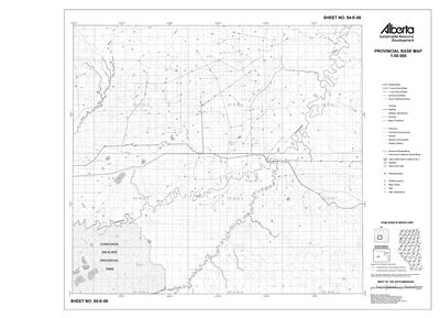 84E06R Alberta Resource Access Map