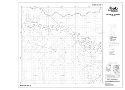 84E16R Alberta Resource Access Map