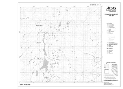 84G04R Alberta Resource Access Map