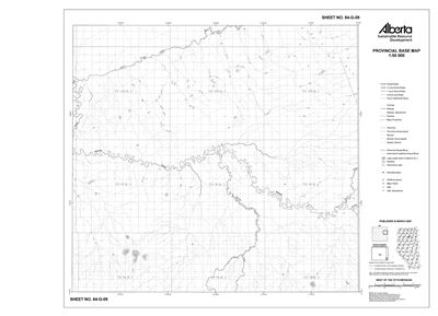 84G09R Alberta Resource Access Map