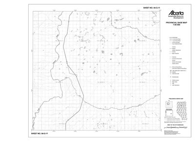 84G11R Alberta Resource Access Map