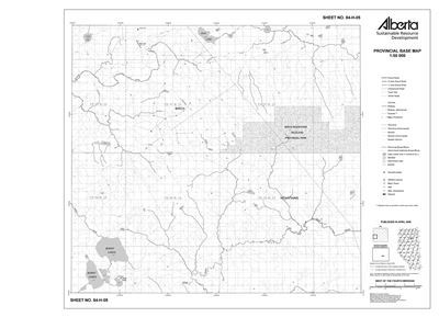 84H05R Alberta Resource Access Map