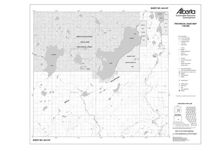84H07R Alberta Resource Access Map