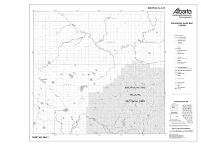 84H11R Alberta Resource Access Map