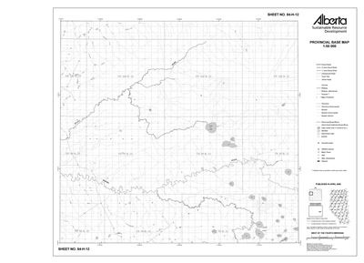 84H12R Alberta Resource Access Map