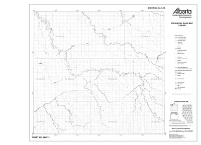 84H13R Alberta Resource Access Map