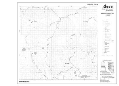 84H15R Alberta Resource Access Map