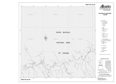 84I06R Alberta Resource Access Map