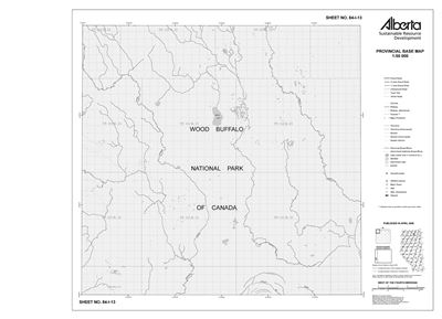 84I13R Alberta Resource Access Map