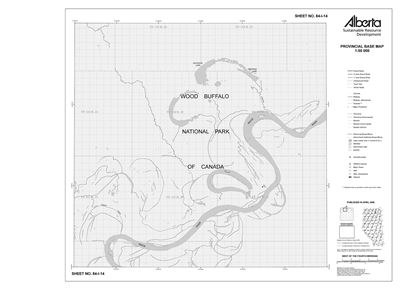 84I14R Alberta Resource Access Map