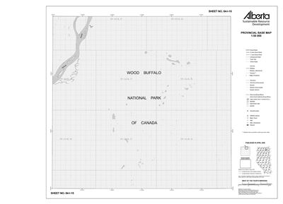 84I15R Alberta Resource Access Map