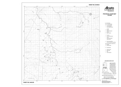 84M05R Alberta Resource Access Map