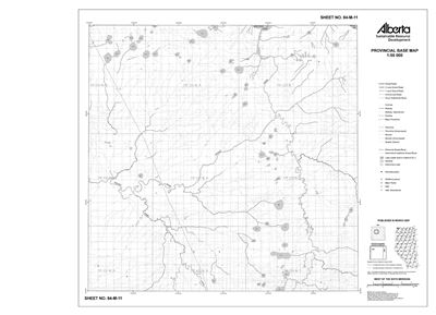 84M11R Alberta Resource Access Map