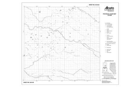 84N02R Alberta Resource Access Map