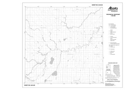 84N05R Alberta Resource Access Map