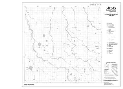 84N07R Alberta Resource Access Map