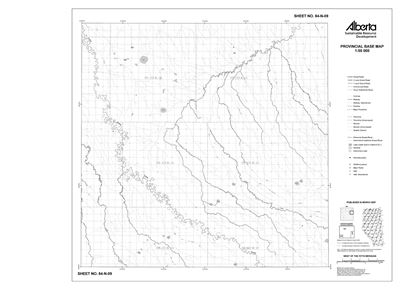 84N09R Alberta Resource Access Map