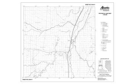 84N11R Alberta Resource Access Map