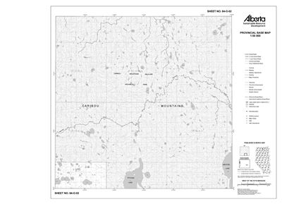 84O02R Alberta Resource Access Map