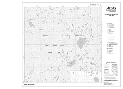 84O03R Alberta Resource Access Map