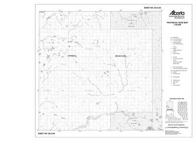 84O04R Alberta Resource Access Map