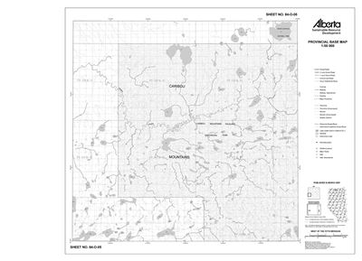 84O05R Alberta Resource Access Map