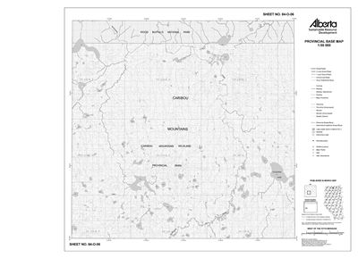 84O06R Alberta Resource Access Map