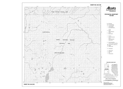 84O08R Alberta Resource Access Map