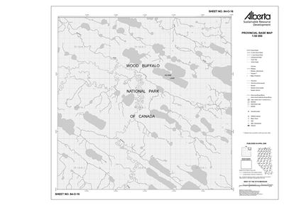 84O16R Alberta Resource Access Map