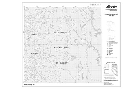 84P04R Alberta Resource Access Map