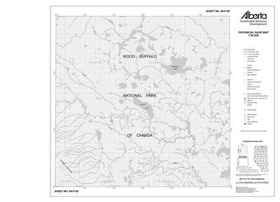 84P05R Alberta Resource Access Map
