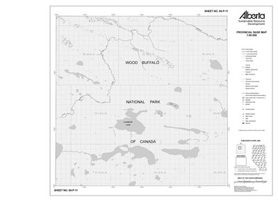 84P11R Alberta Resource Access Map