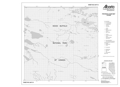 84P13R Alberta Resource Access Map