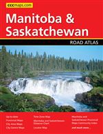 Saskatchewan & Manitoba Travel Road Atlas. Includes up to date provincial maps, city area maps, city center maps, time zone map, distance chart, locator map, Manitoba and Saskatchewan provincial maps community index and much more.